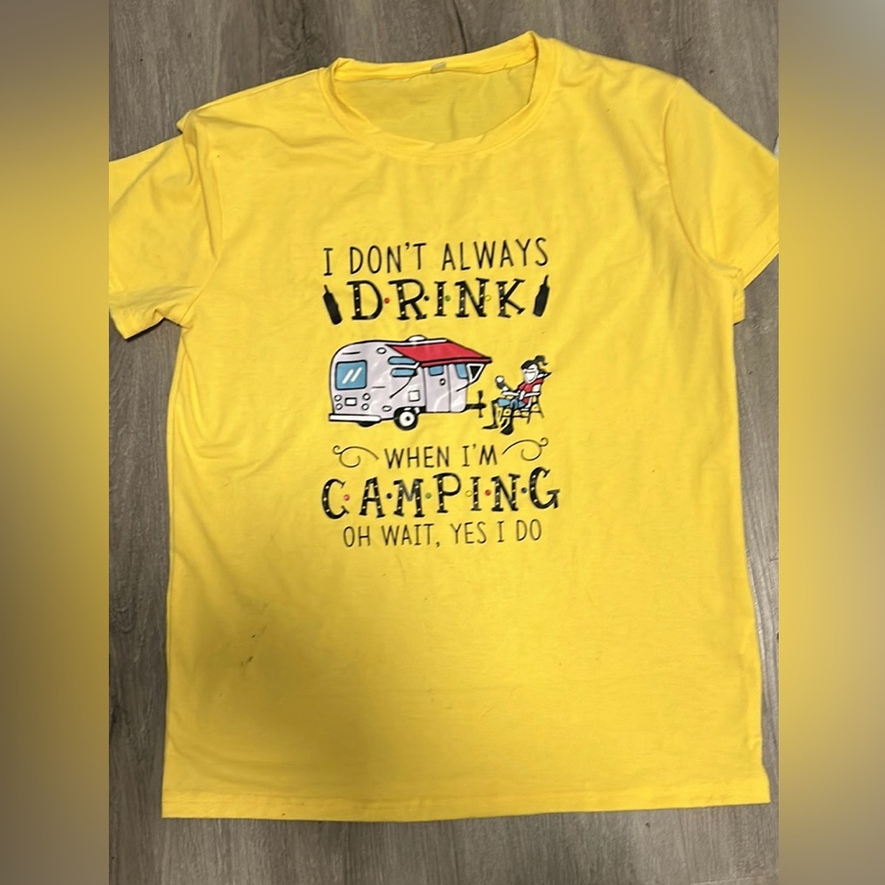 Camping tshirt